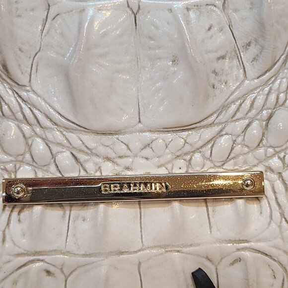 Brahmin Kayla Coconut Melbourne Clutch Wristlet EUC - Picture 15 of 15